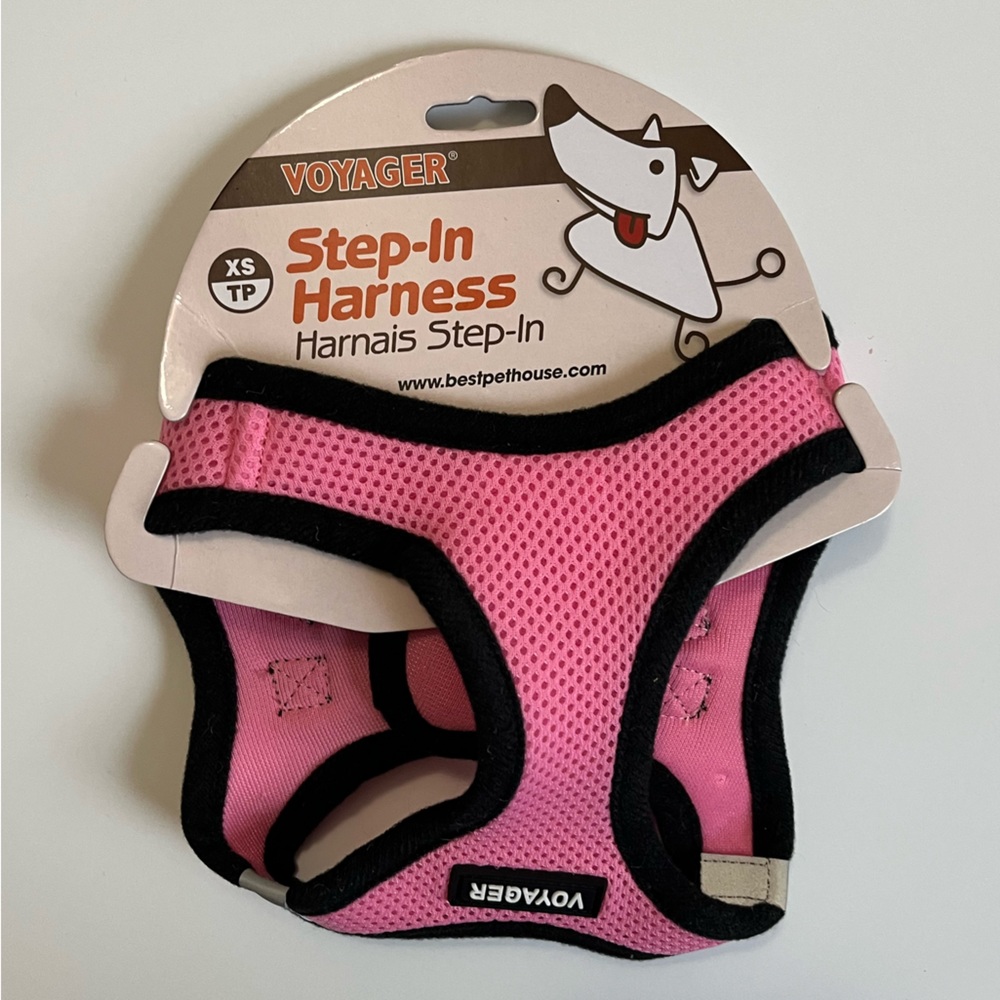 Voyager Step In Mesh Harness Pink XS